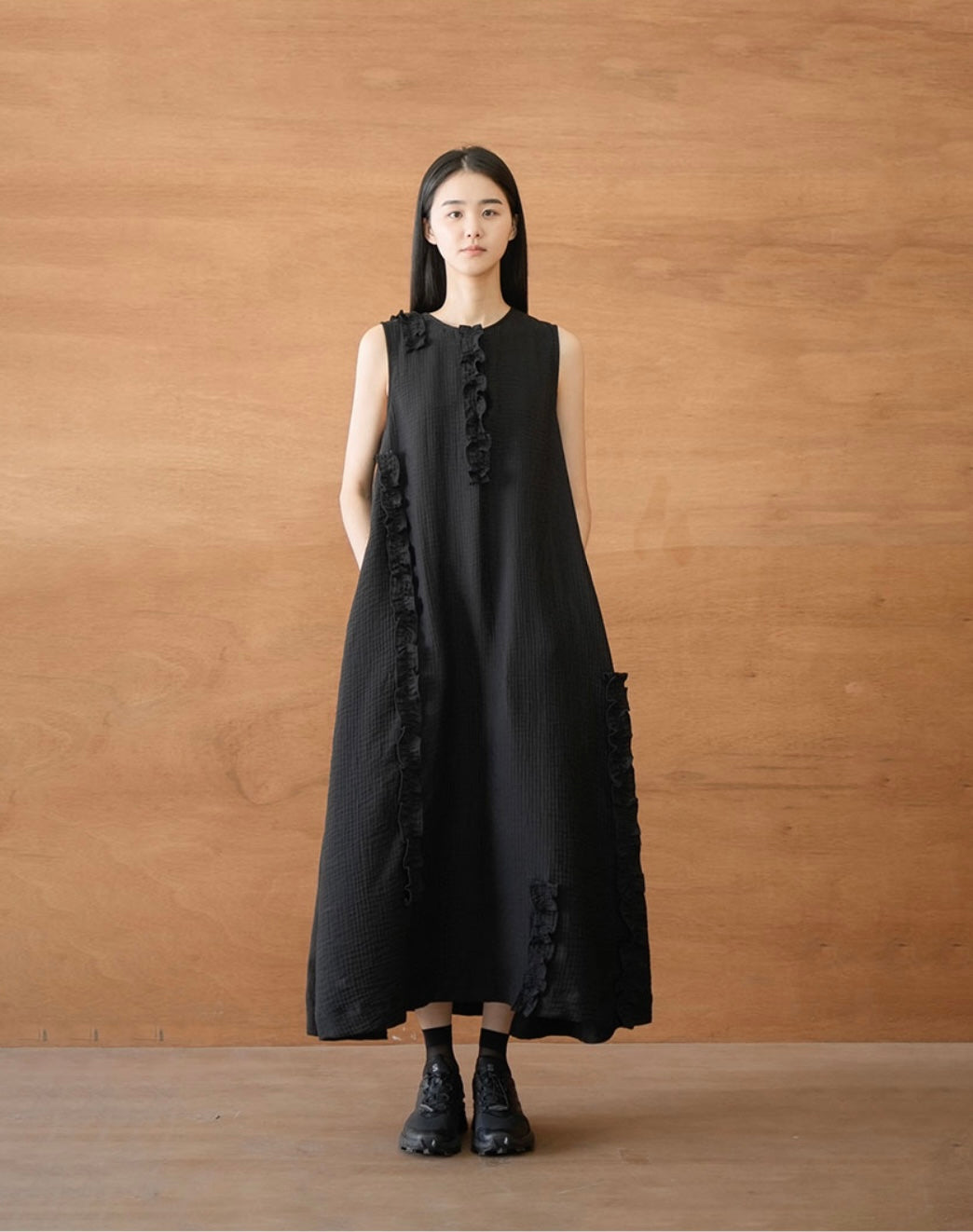 Frill Line A Dress