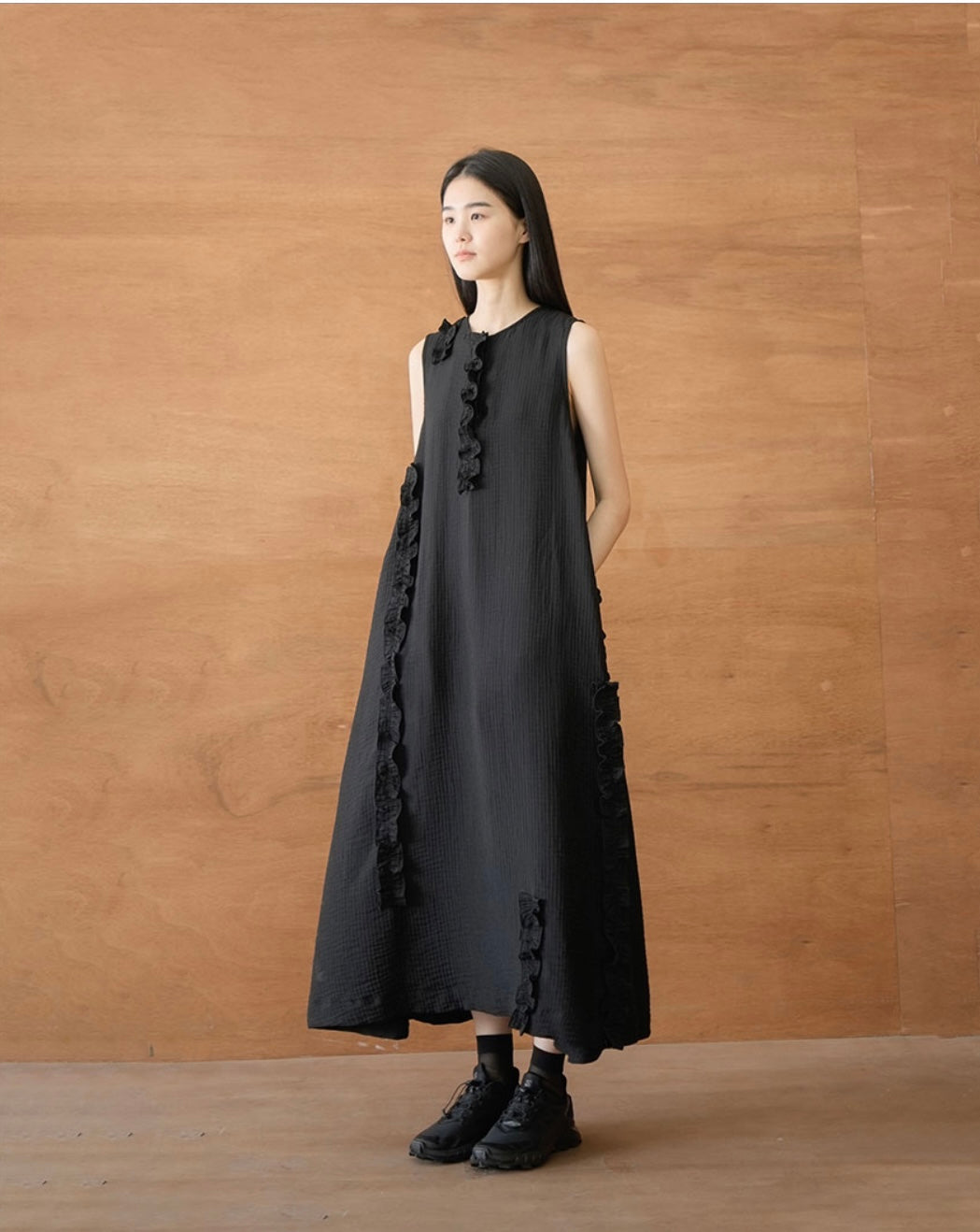 Frill Line A Dress