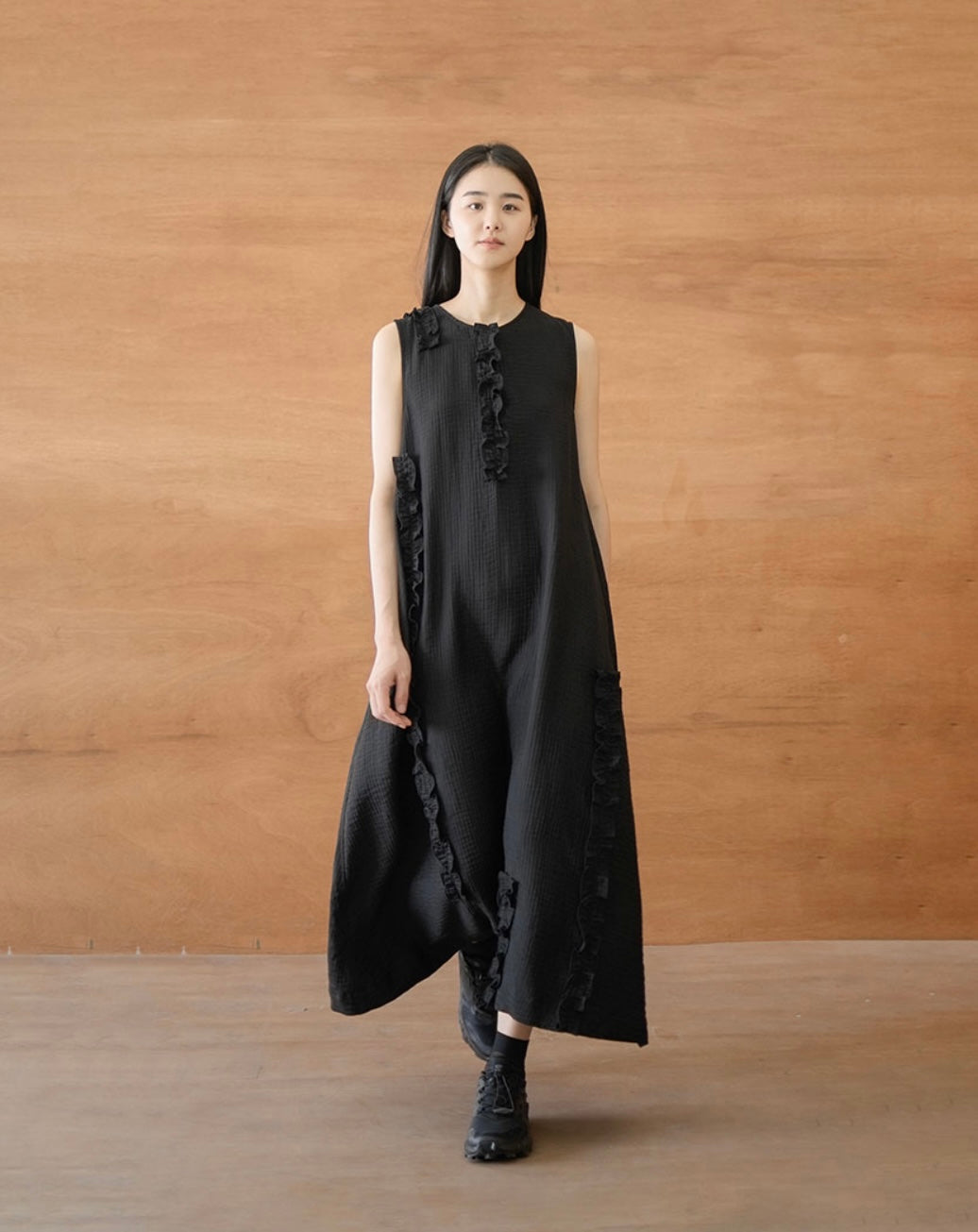 Frill Line A Dress