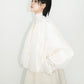 Soft Frill Padding Dress