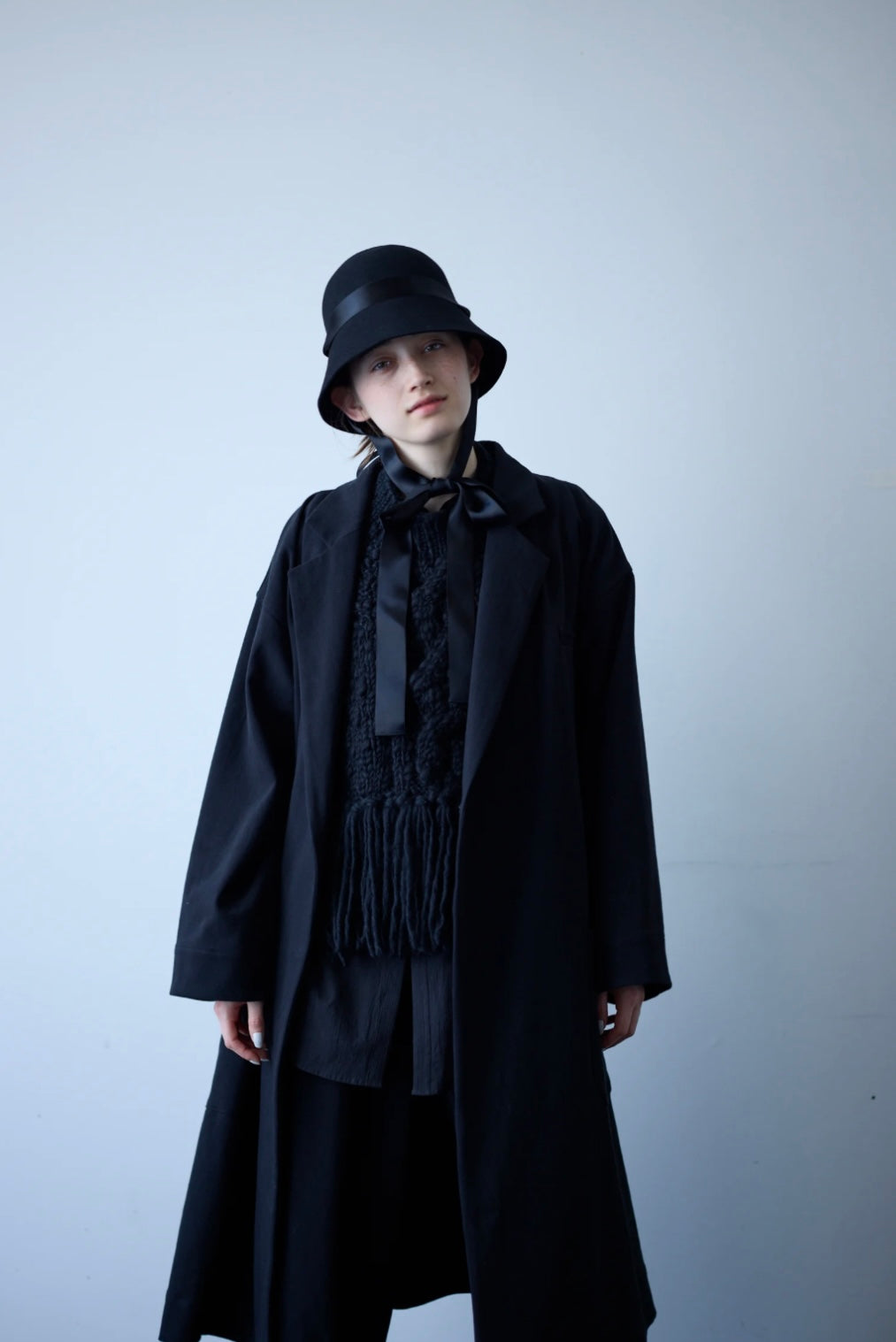 飾る春 Double-Breasted over size coat