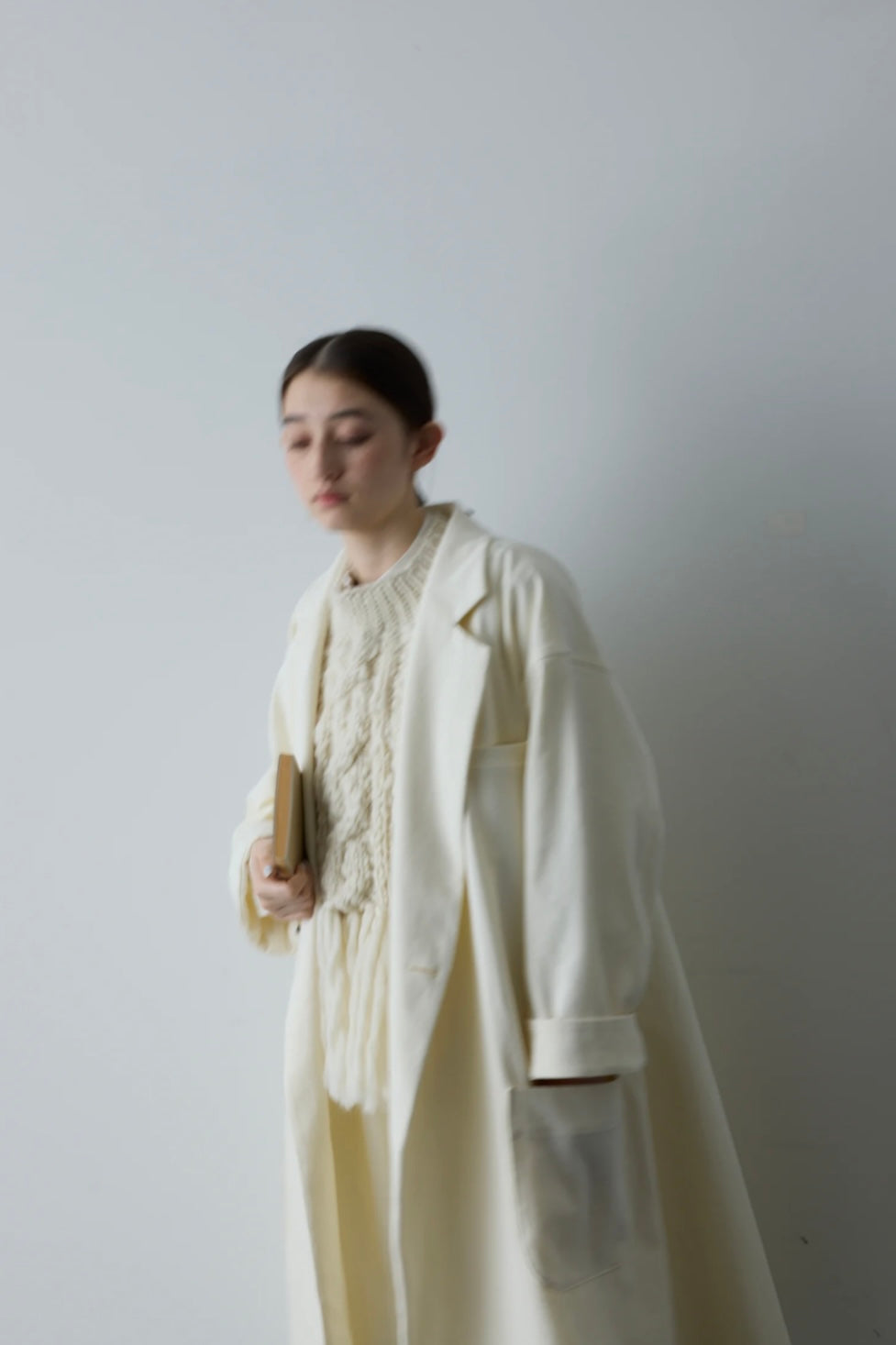 飾る春 Double-Breasted over size coat