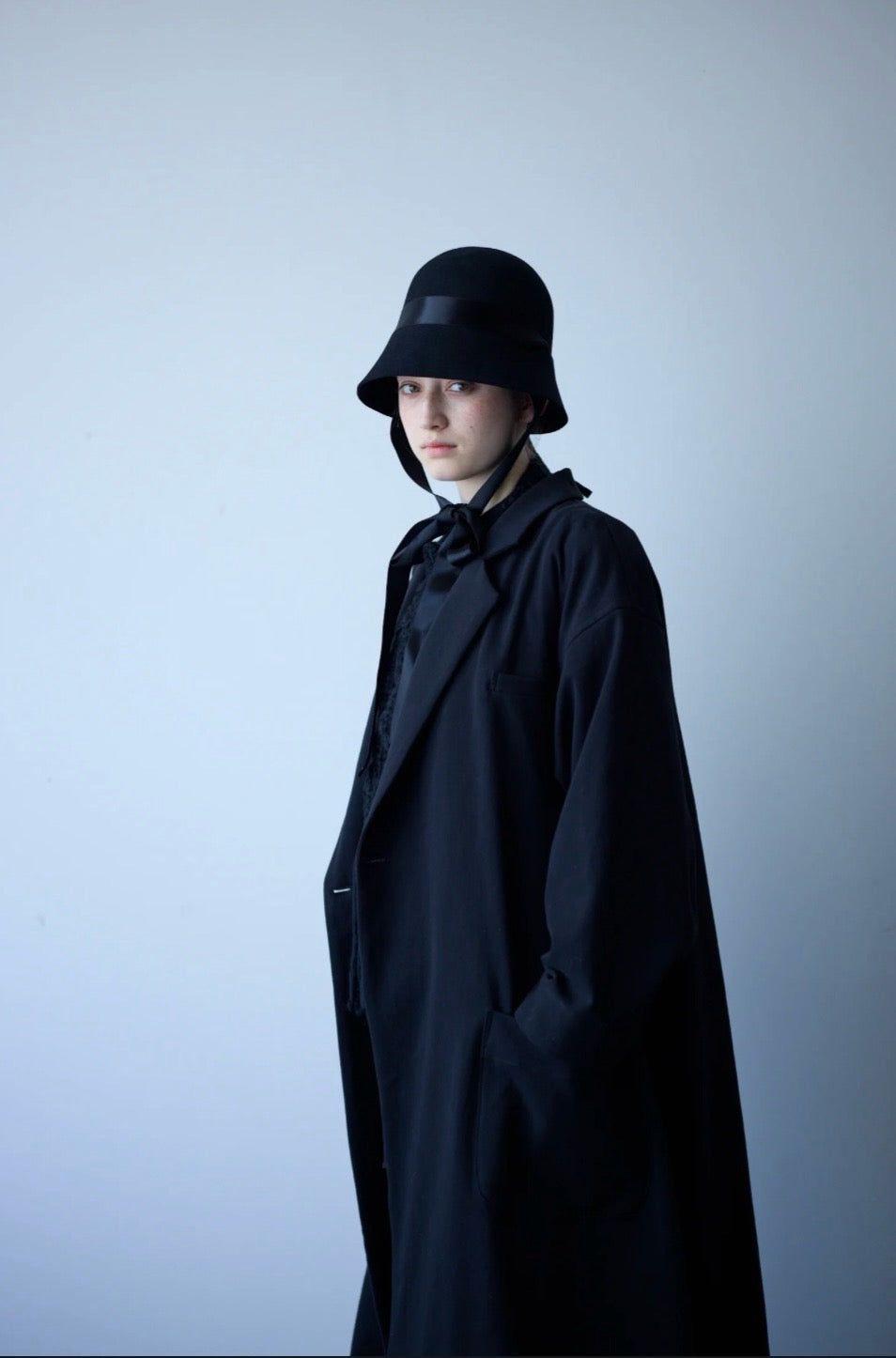 飾る春 Double-Breasted over size coat