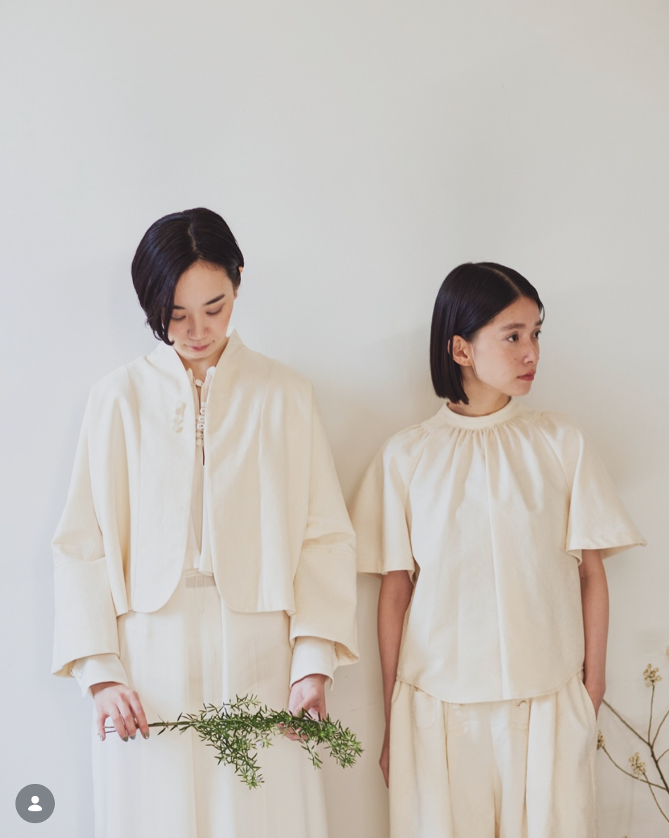 白晝（まひる）の夢 high neck cocoon jacket